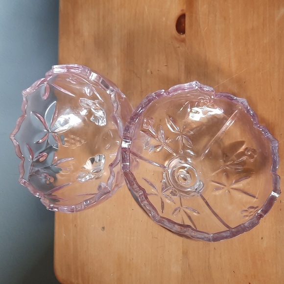 Bohemian Pink Crystal Covered Candy/Trinket Dish/Bowl - Picture 2 of 6